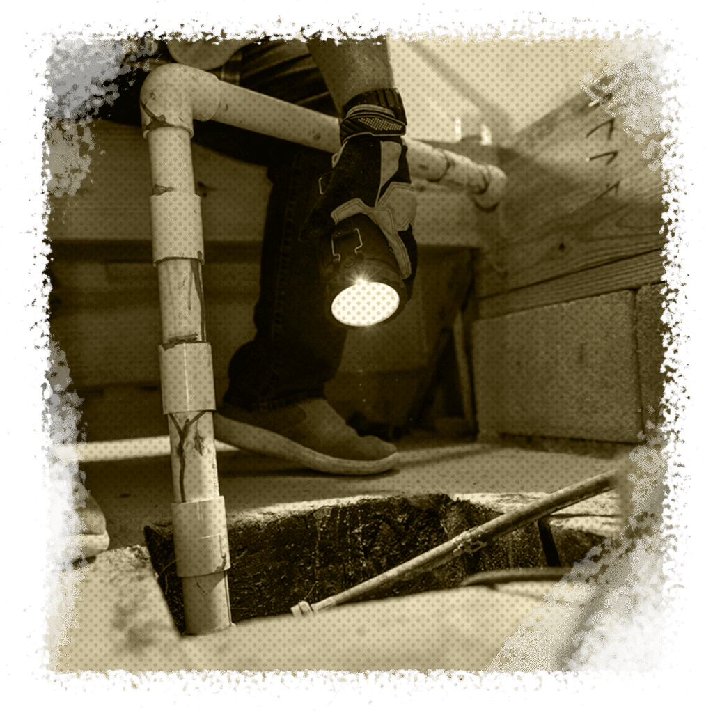 Sump pump in basement
