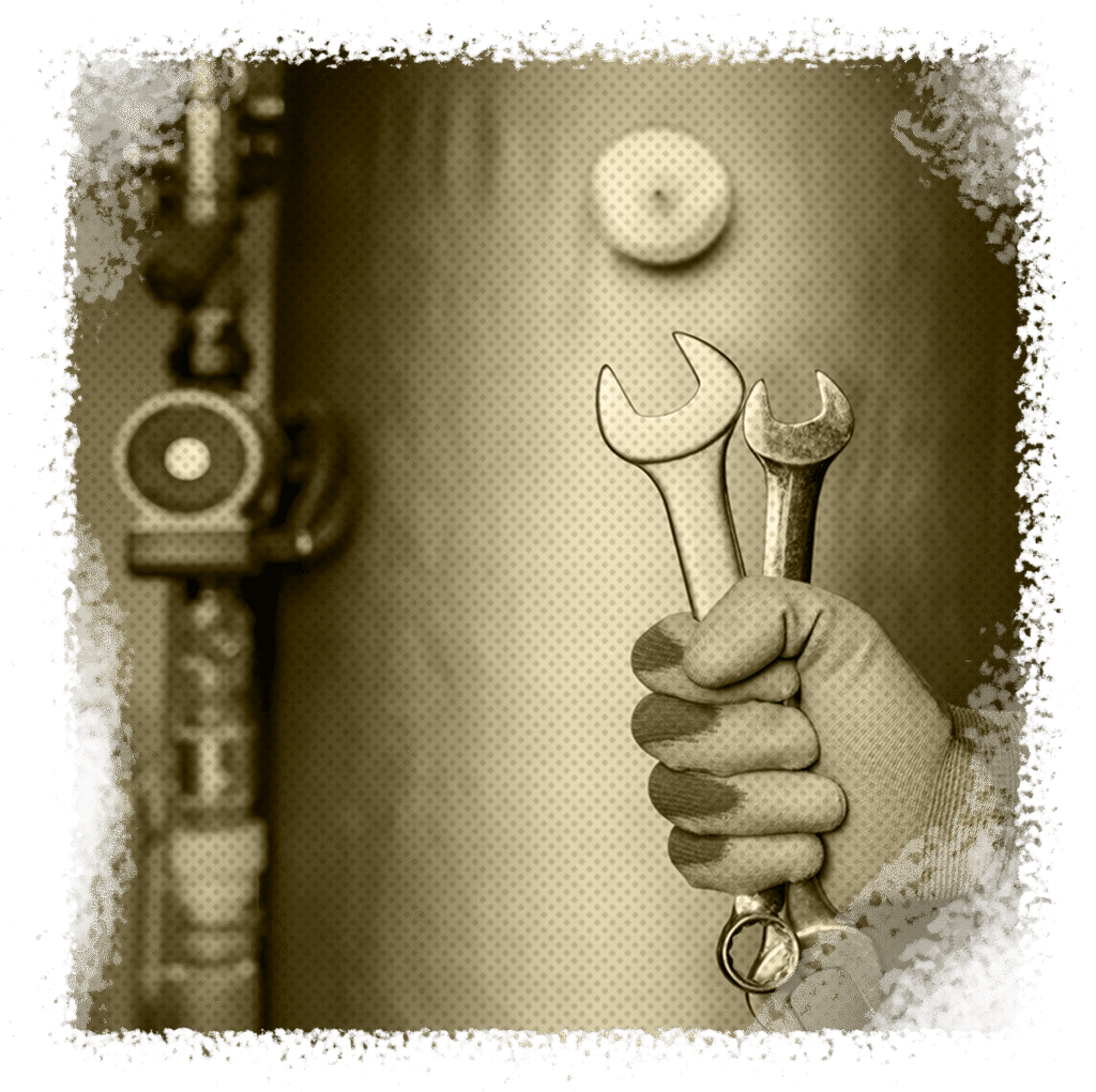 Water heater with tools