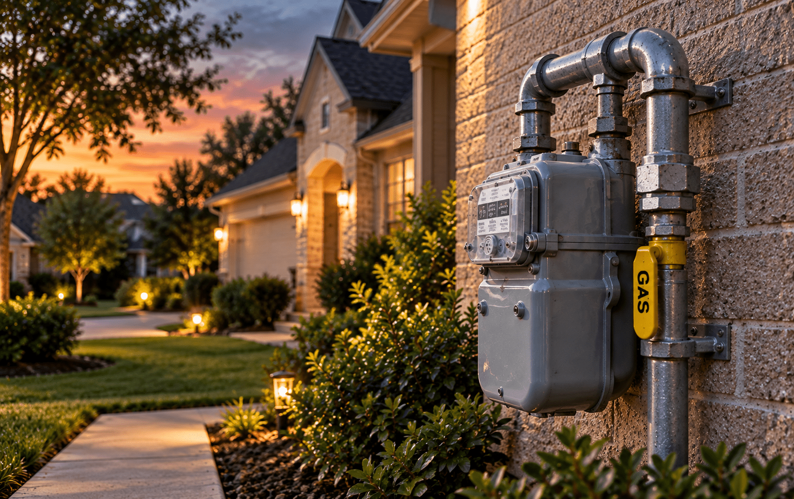 Gas line repair in Cypress TX for a residential home
